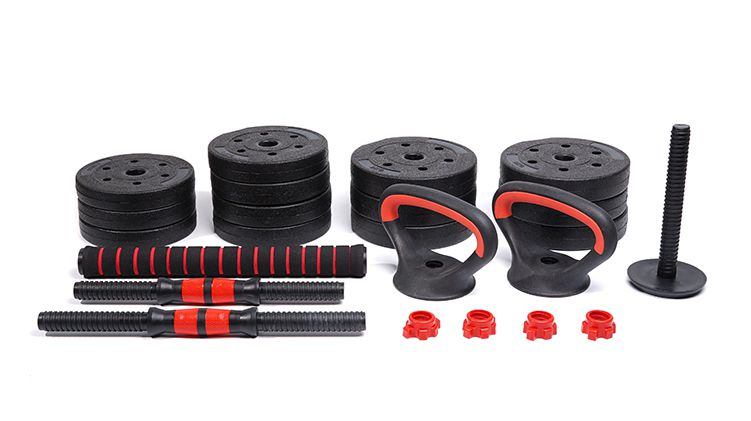 Ensemble de haltères à haltères Ironsand et Halnel Haltlebell Irrons et Ciment avec bars Kettlebell