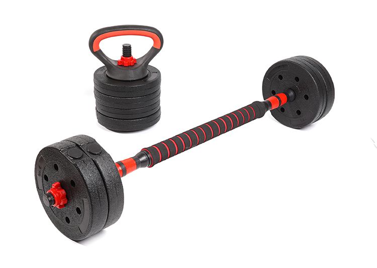 Ensemble de haltères à haltères Ironsand et Halnel Haltlebell Irrons et Ciment avec bars Kettlebell