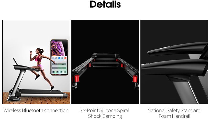 Tapis roulant pliant en intérieur bluetooth