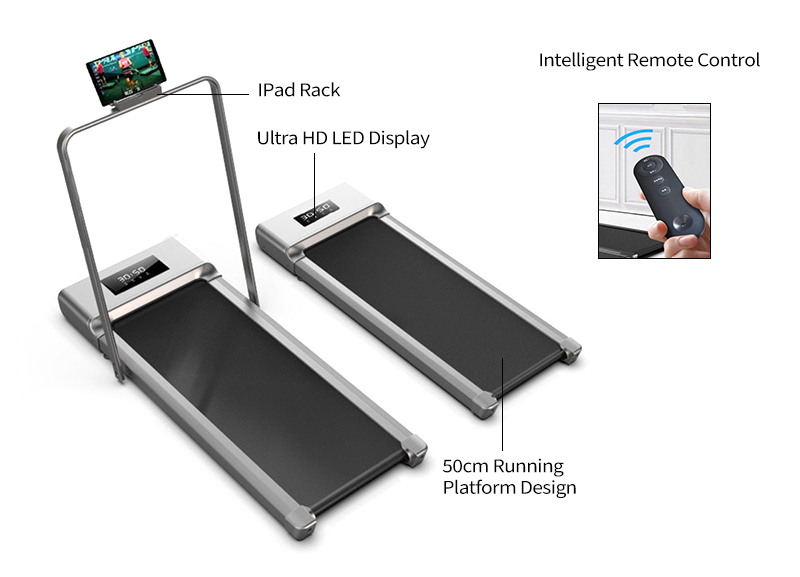 Tapis roulant sous-désque avec écran LCD