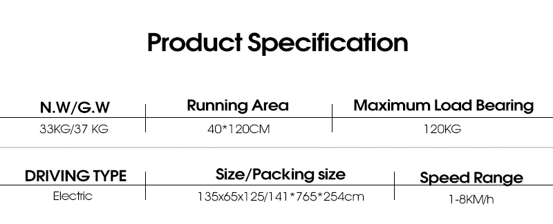 Multifineral pliable Medium-Freadmill for Home Gym