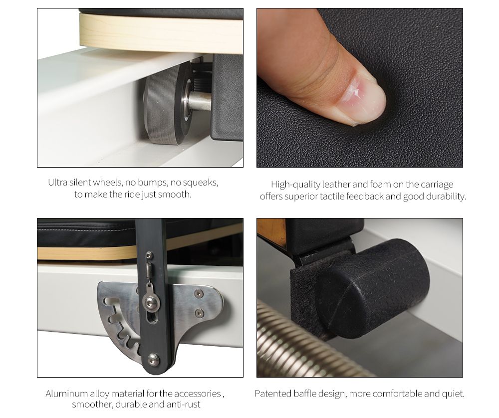 Alliage d'aluminium Pilates réformateur