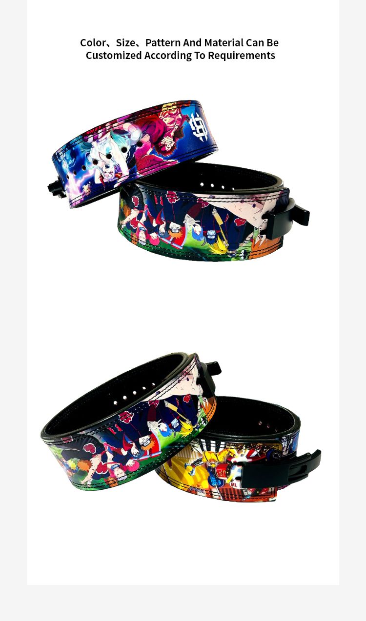 Nouvelle ceinture de soulève d'impression d'anime d'arrivée