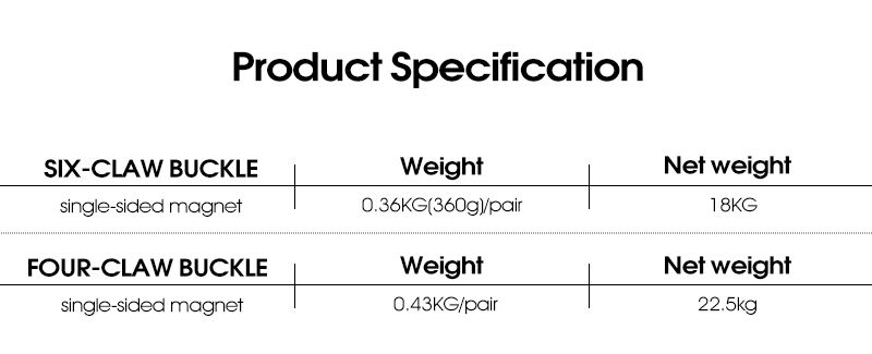 Crampes haltères en aluminium magnétique Crampes haltères en aluminium magnétique
