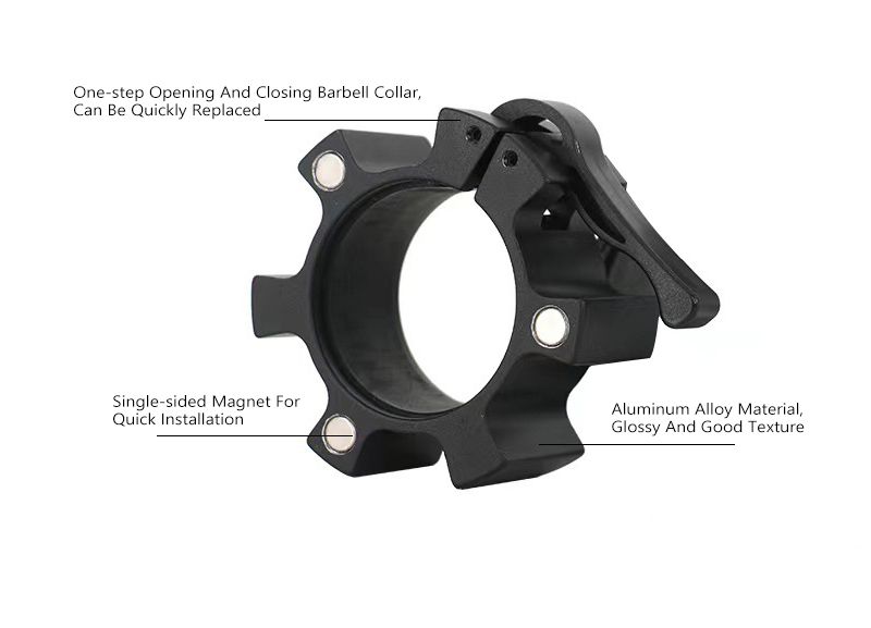 Crampes haltères en aluminium magnétique Crampes haltères en aluminium magnétique