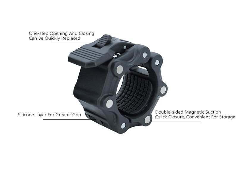 Colliers de barre d'allympique magnétique en plastique en gros Colliers de barre d'allympique magnétique en plastique en gros