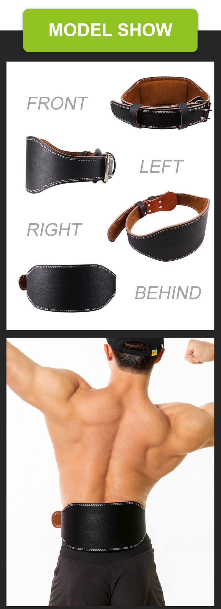 Ceinture de gym de haute qualité de boucle de haute qualité