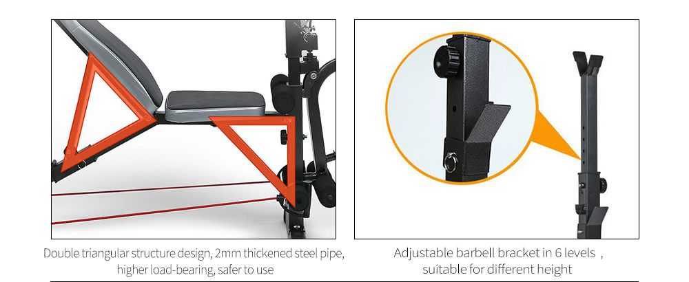 Barbell Bar Press Press Rack Assey Up Banc
