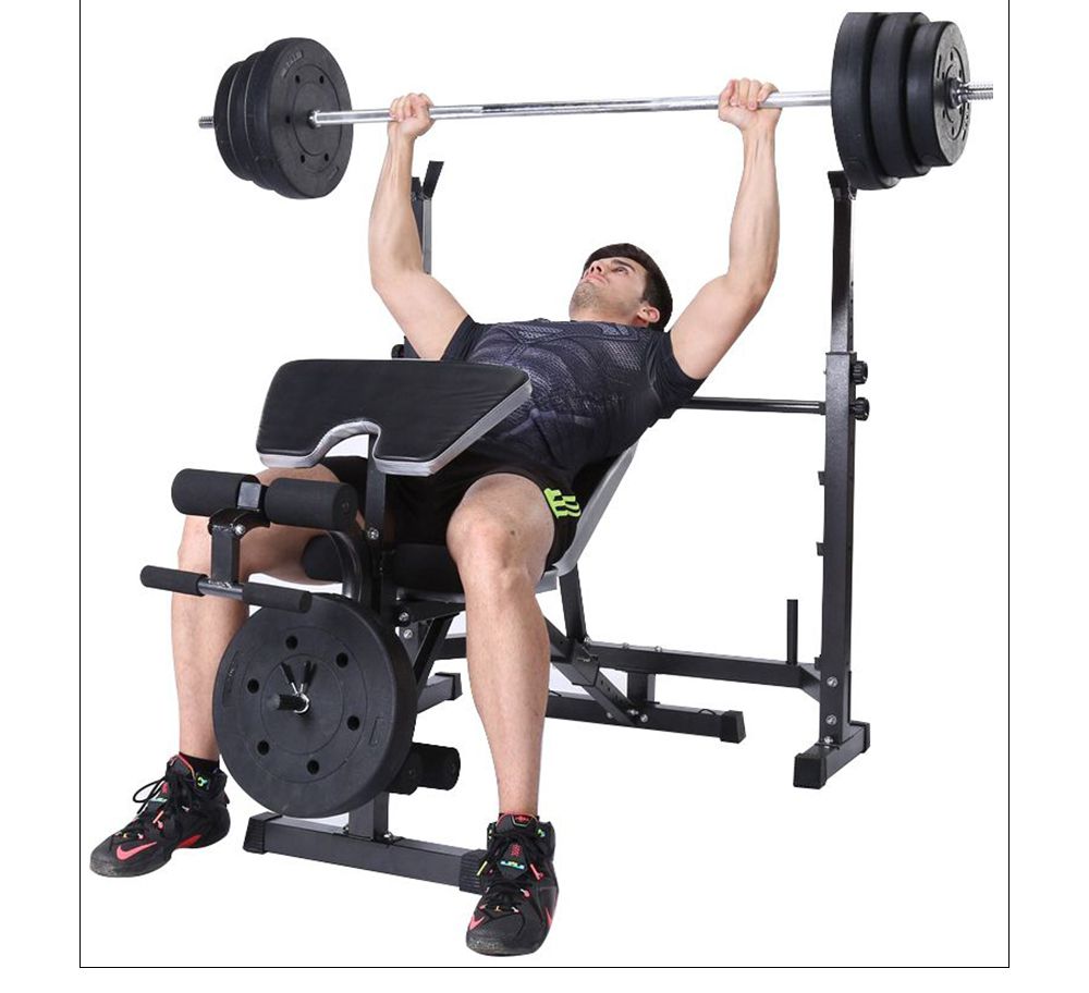 Barbell Bar Press Press Rack Assey Up Banc