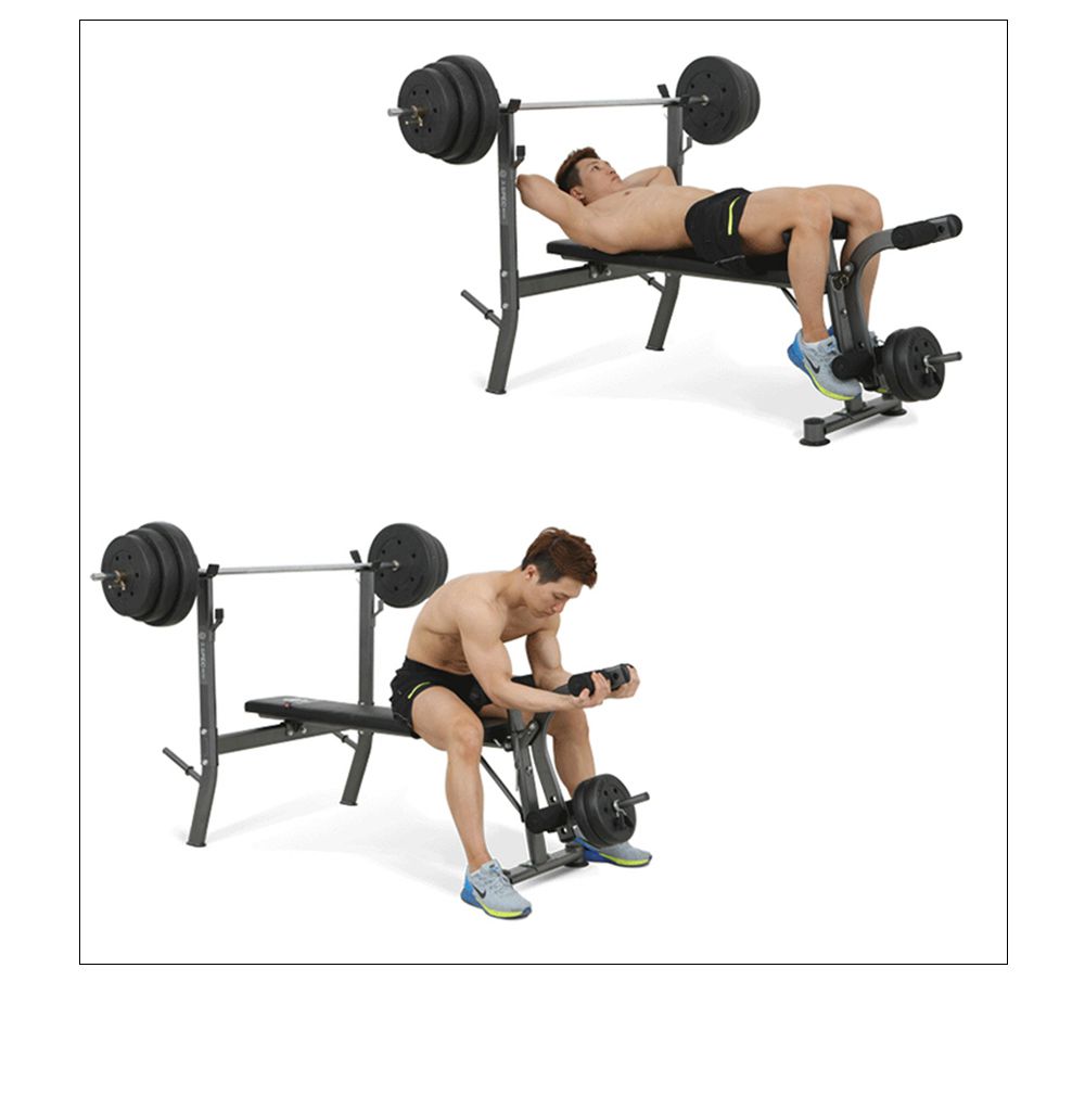 Banc de pondération de planche en décolle