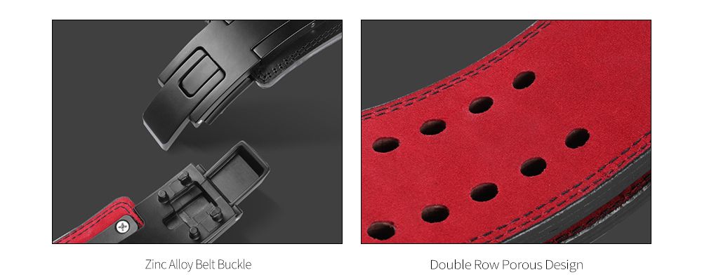 Ceinture d'haltérophilie en cuir en métal en métal Ceinture d'haltérophilie en cuir en métal en métal