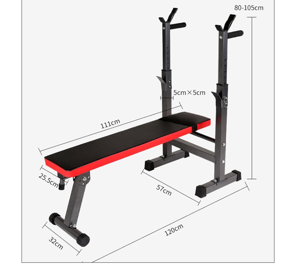 Banc de support haltères pliables multifonctionnels Banc de support haltères pliables multifonctionnels
