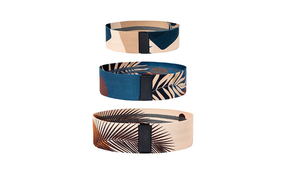 Bande de boucle de résistance à motif de feuilles Bande de boucle de résistance à motif de feuilles