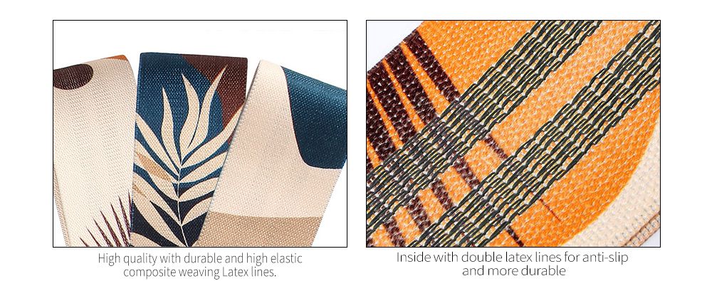 Bande de boucle de résistance à motif de feuilles Bande de boucle de résistance à motif de feuilles