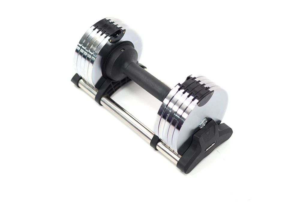 Haltère réglable électroplasé en acier pur Haltère réglable électroplasé en acier pur