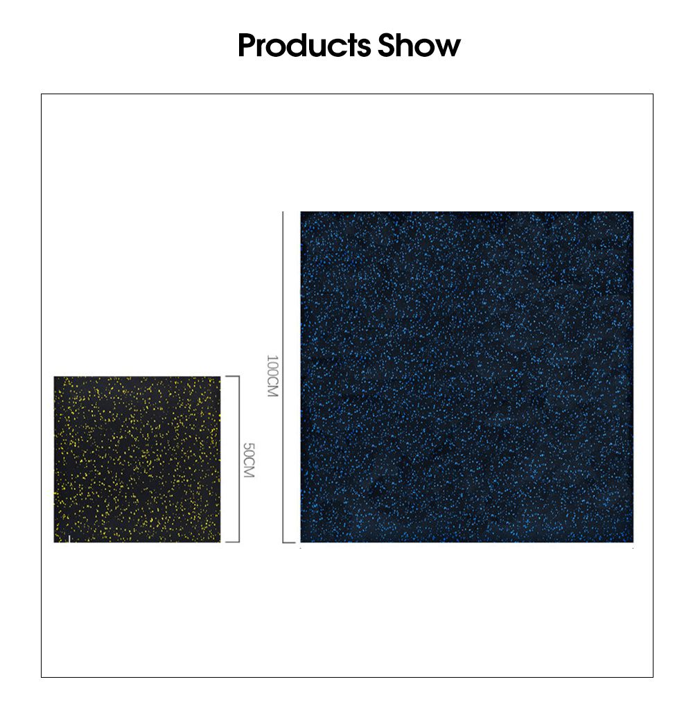 Style de boucle de tapis de sol en caoutchouc