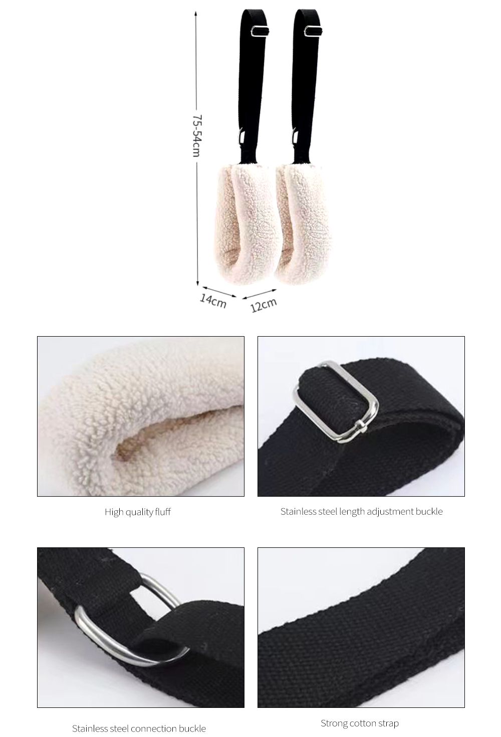 Poignée en peluche Cadillac