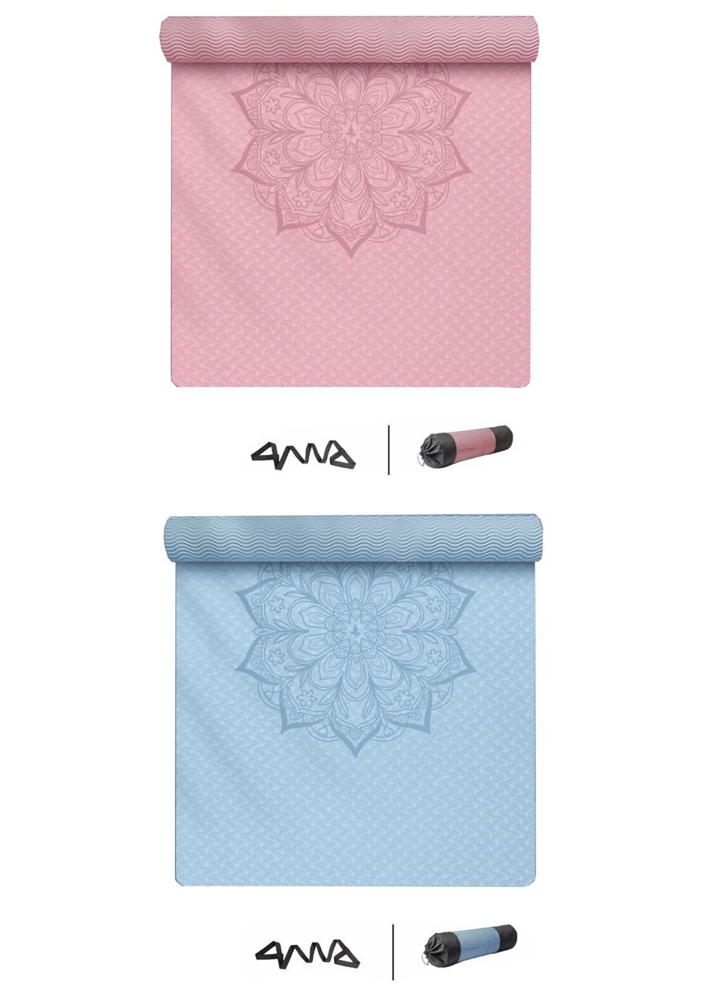 Mat de yoga pour 2 personnes utilisent