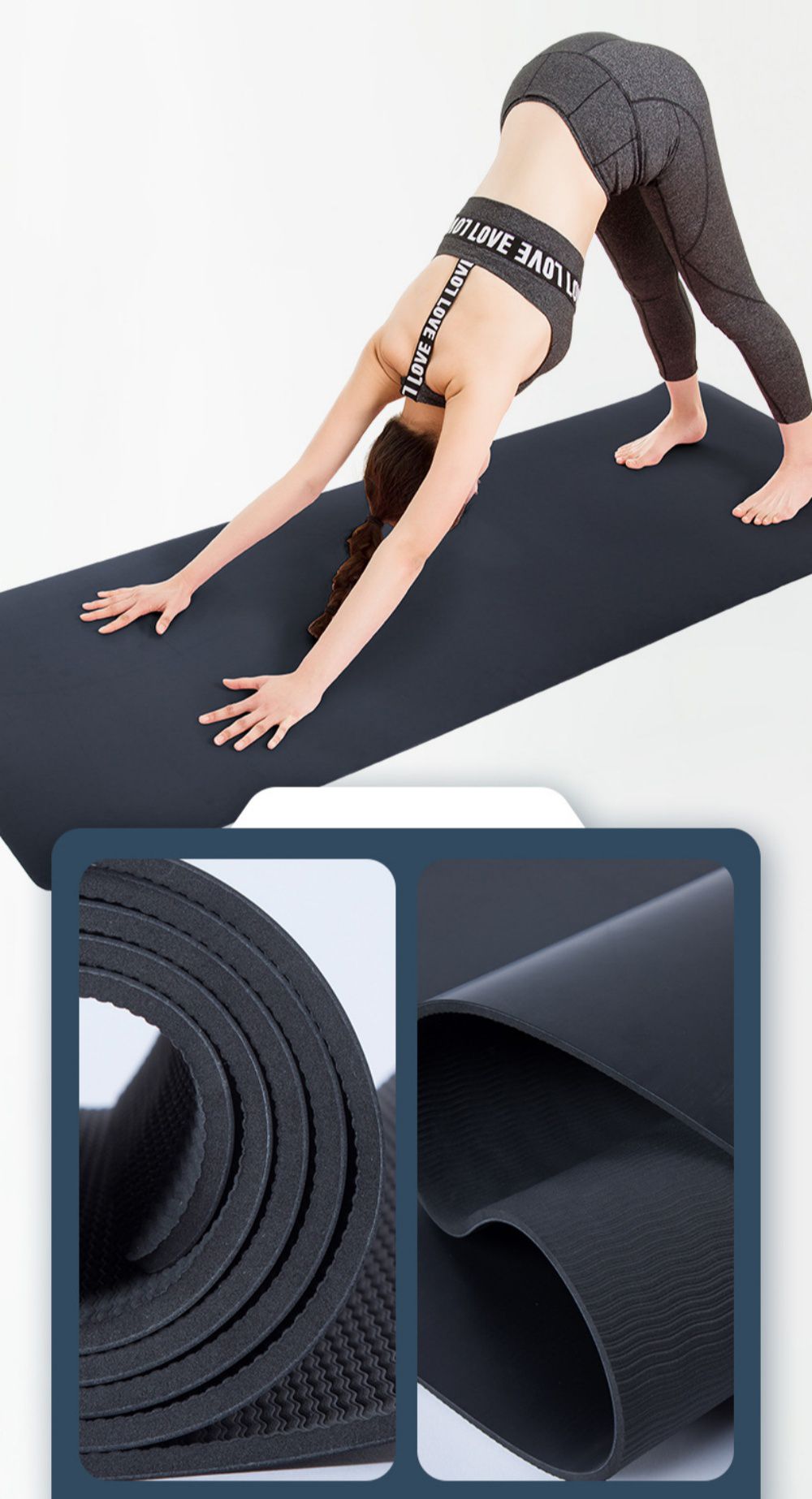 Tapis de yoga pu tpe Tapis de yoga pu tpe