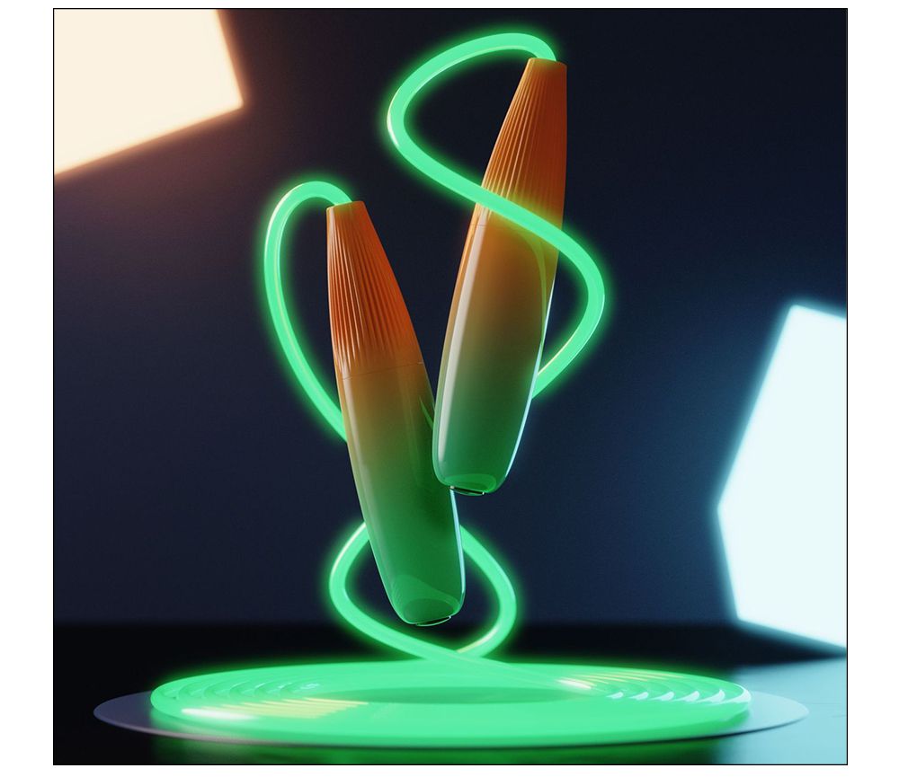 Corde de saut illuminée Corde de saut illuminée