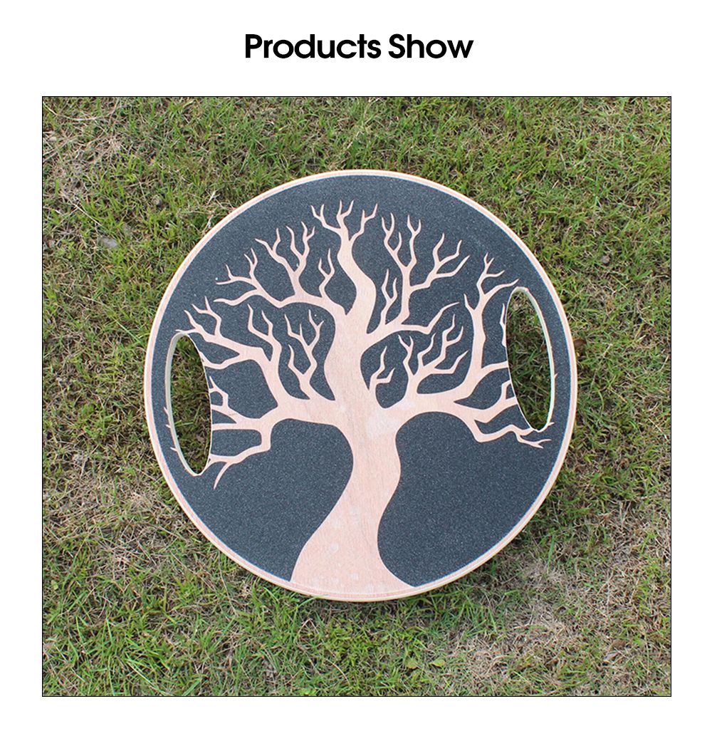 Planche d'équilibre ronde