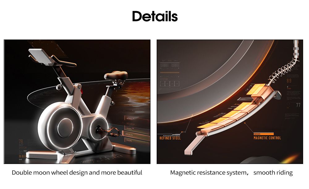 Vélo de rotation du contrôle magnétique entièrement fermé