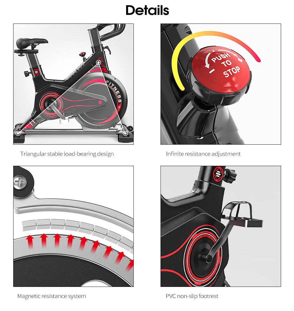 Vélo de rotation du contrôle magnétique