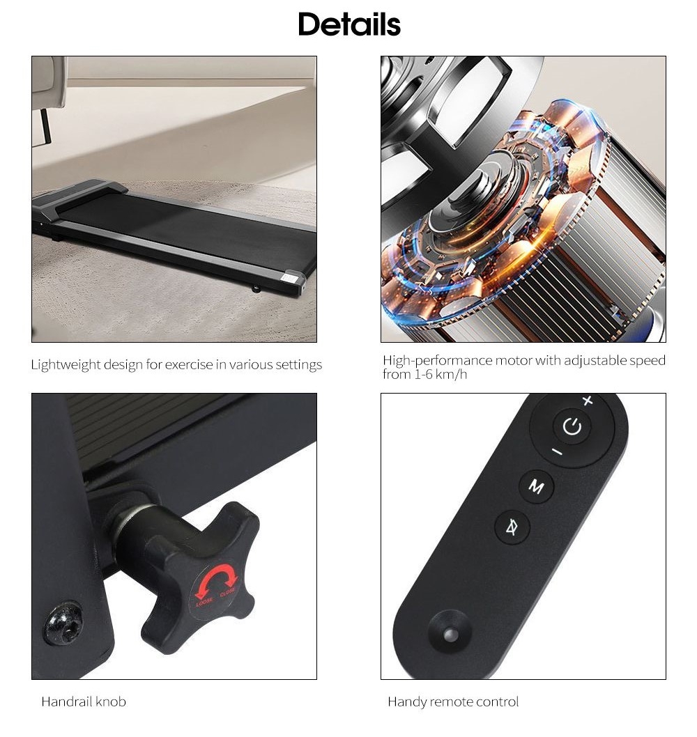 Slim aérobie portable à la maison utilise le tapis roulant