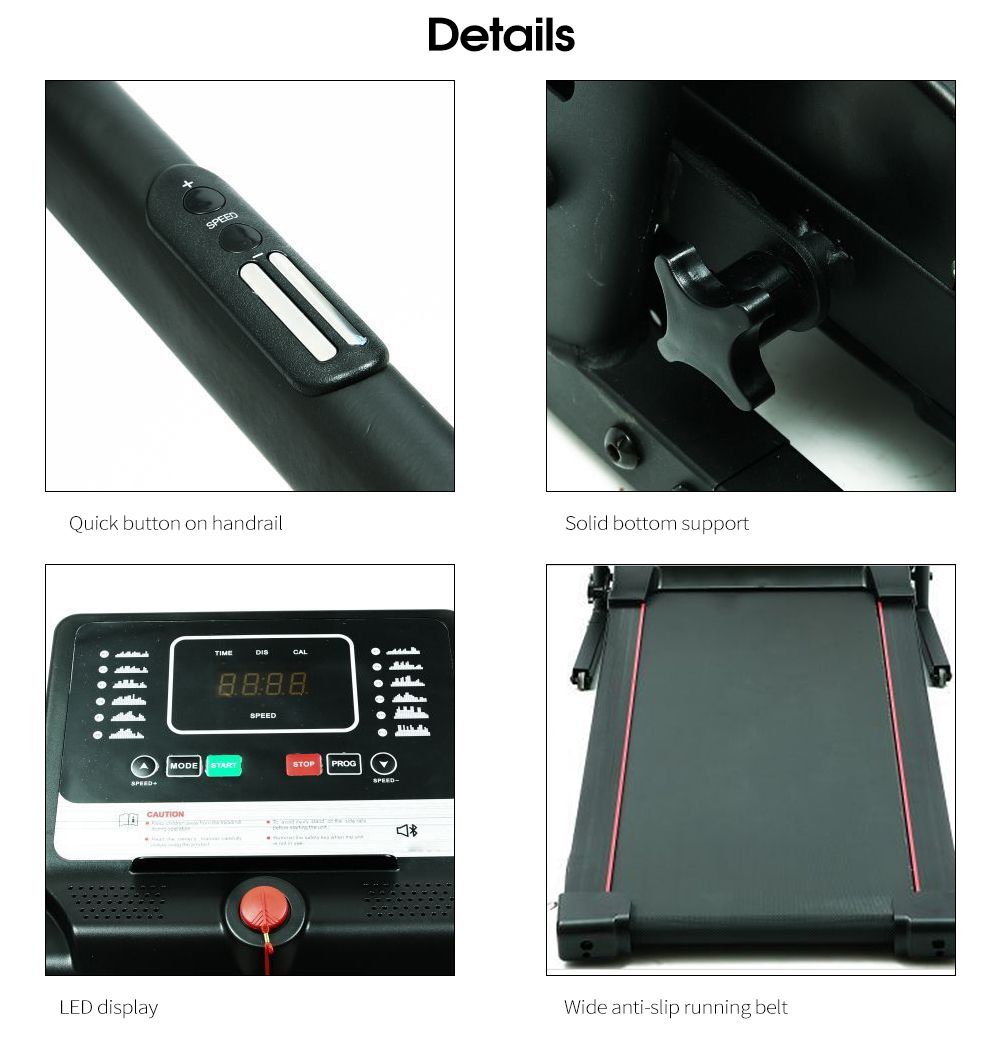 Machine de fitness de jogging de marche électrique avec écran LCD Machine de fitness de jogging de marche électrique avec écran LCD
