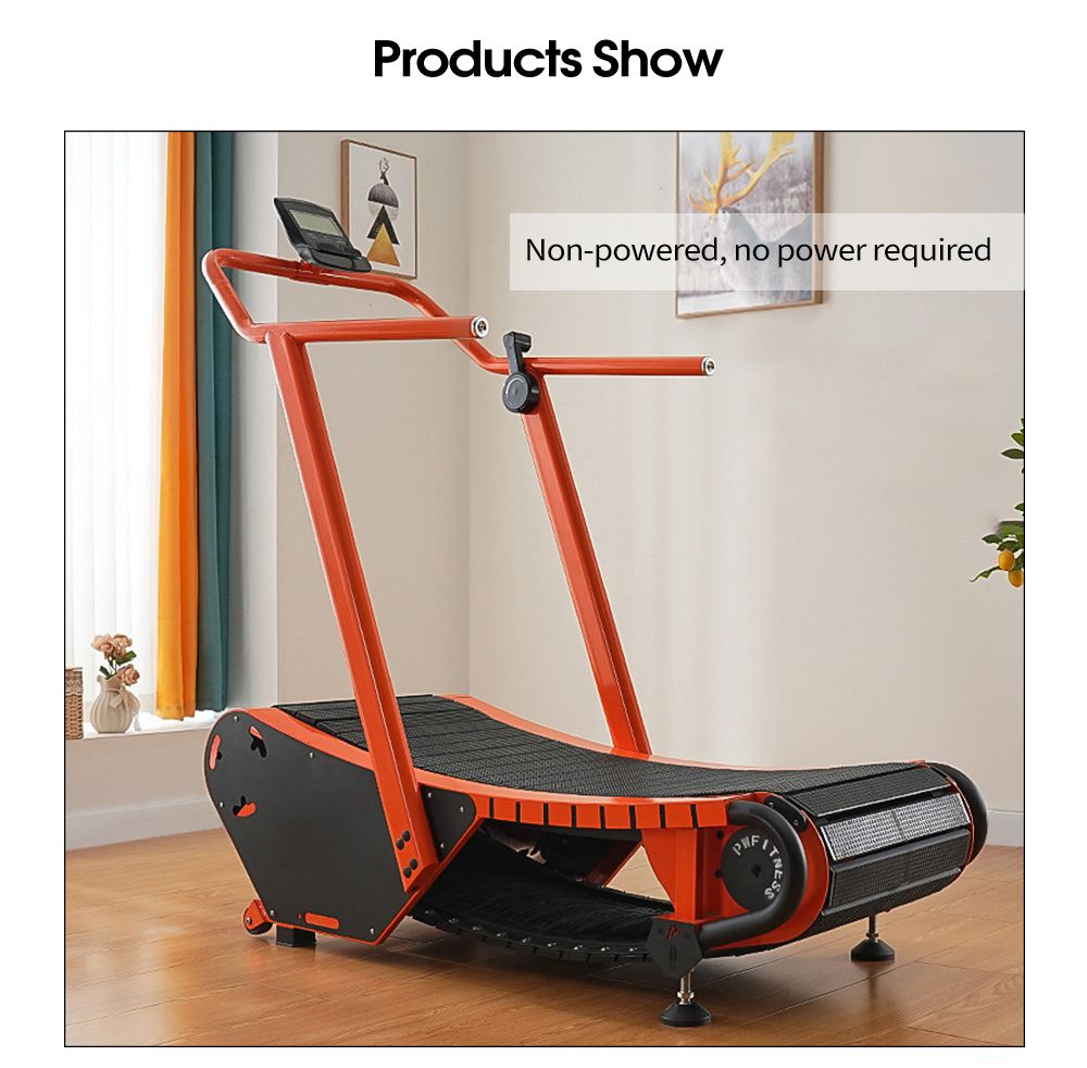 Tapis roulant incurvé non alimenté