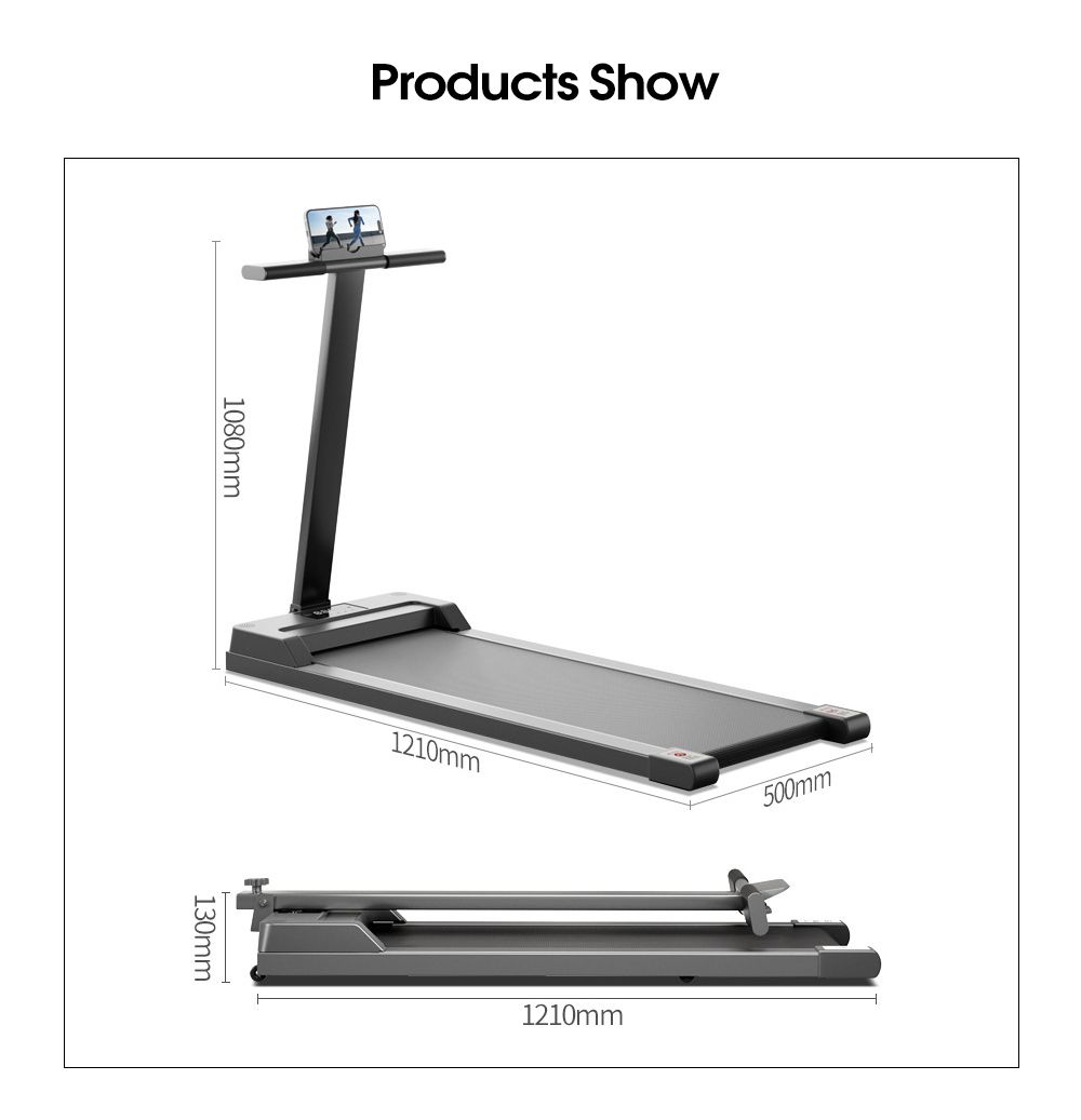 Maison intelligente sur tapis roulant à plat de fitness ultra-etquieur