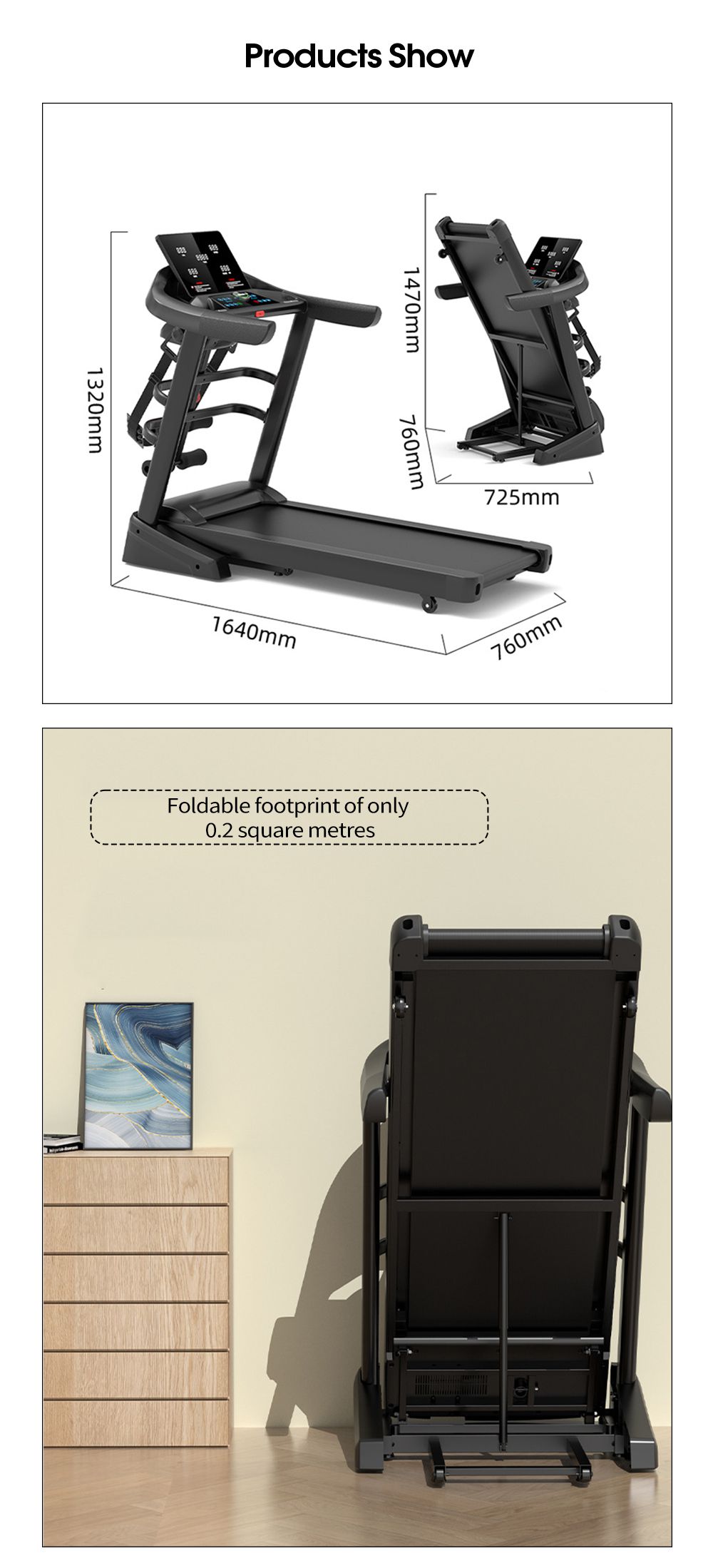Machine de course multifonction de gym