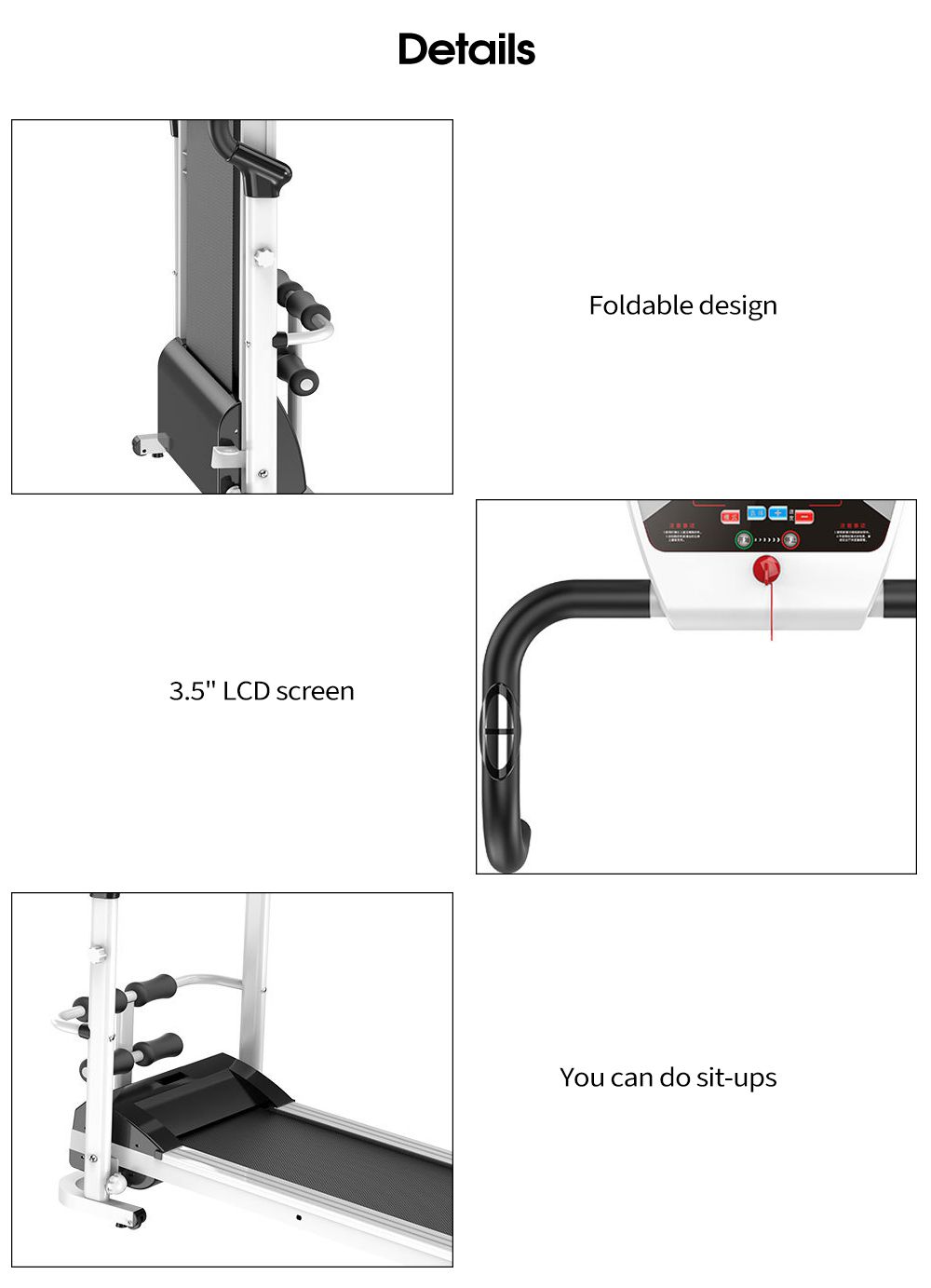 Gym Equipment Fitness Sport Pliage Pliage Electric Tell Fitness Home Fitness