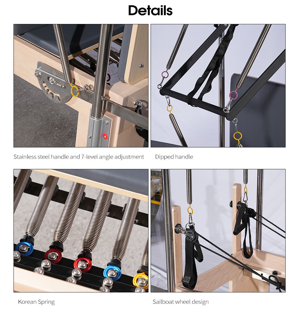 3 sur 1 Maple Reformer Yoga Pilates Reformer Full Trapeze 3 sur 1 Maple Reformer Yoga Pilates Reformer Full Trapeze