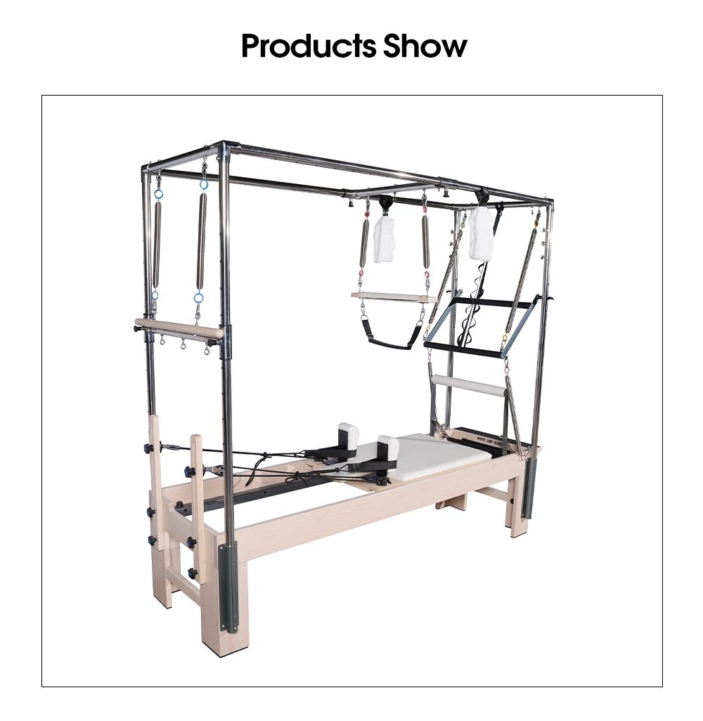 Pilates Studio Maple Wood Pilates Cadillac Reformation avec trapèze complet Pilates Studio Maple Wood Pilates Cadillac Reformation avec trapèze complet