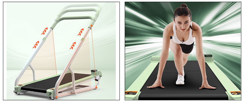 Tapis roulant pliant ultra-ciel intérieur