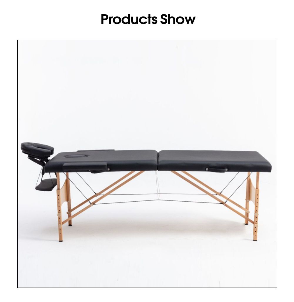Table de massage en bois portable Table de massage en bois portable