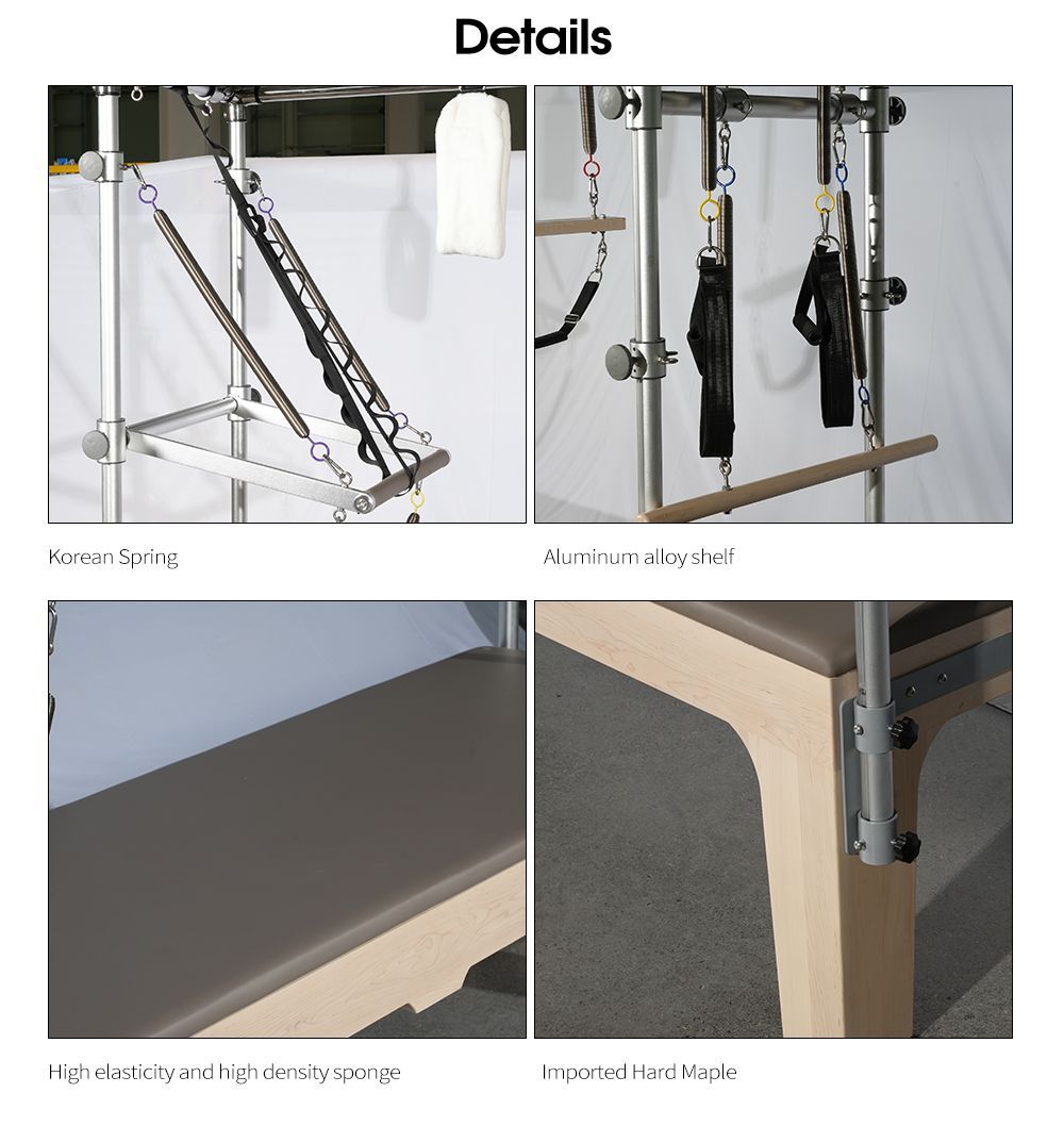 Exercice de yoga Formation de Maple Pilates Cadillac Reformer Exercice de yoga Formation de Maple Pilates Cadillac Reformer