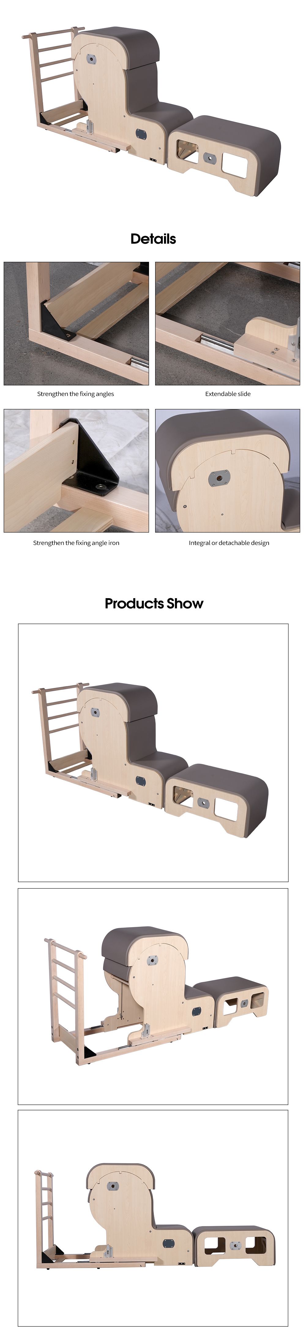 Ensemble de barils de chaise de bras Pilates Maple Pilates Ensemble de barils de chaise de bras Pilates Maple Pilates
