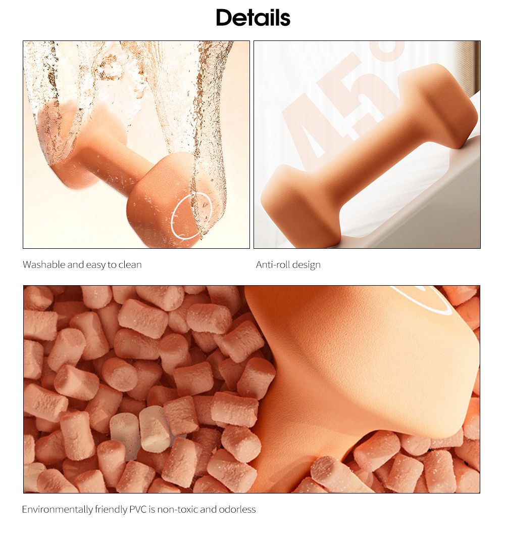 Haltère trapézoïdal trempé en plastique Haltère trapézoïdal trempé en plastique