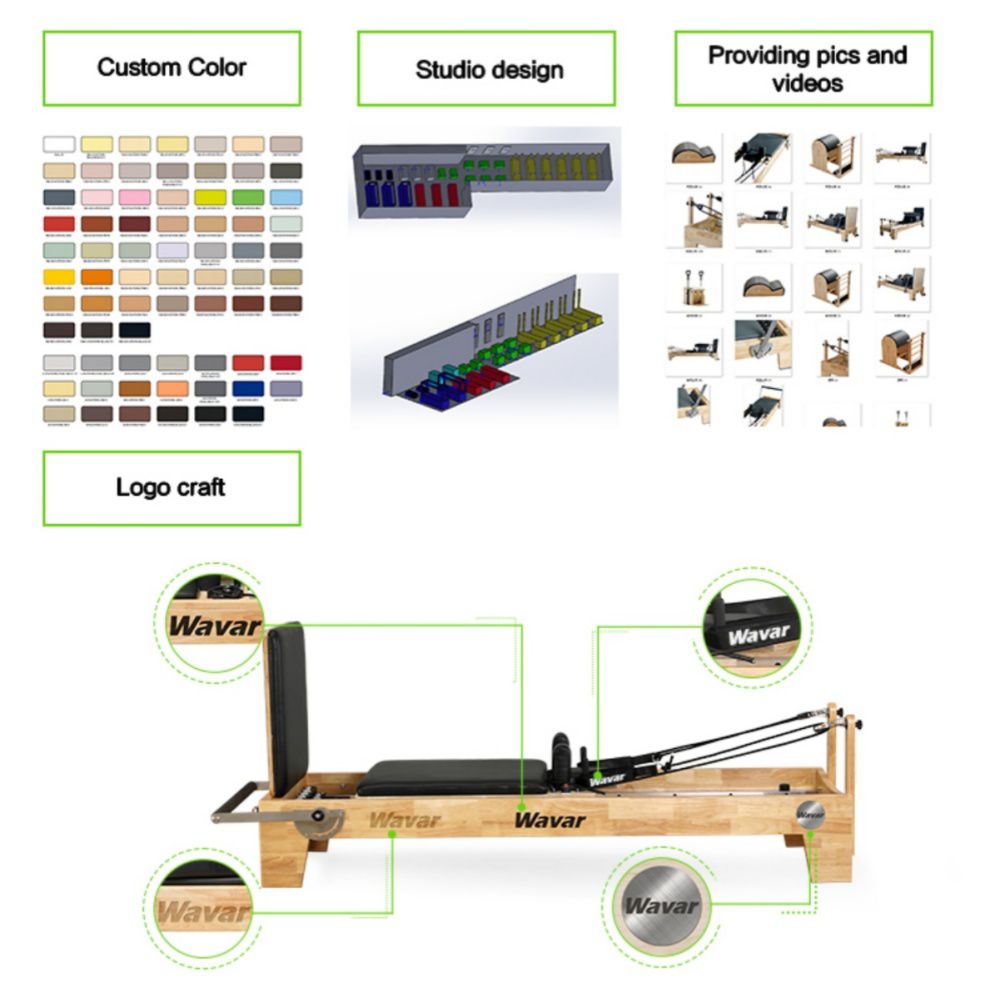 Machine d'exercice pliable pliable avec des jambes en bois