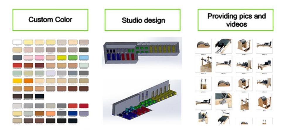 Grande machine de réformatrice de Pilates multifonctionnels