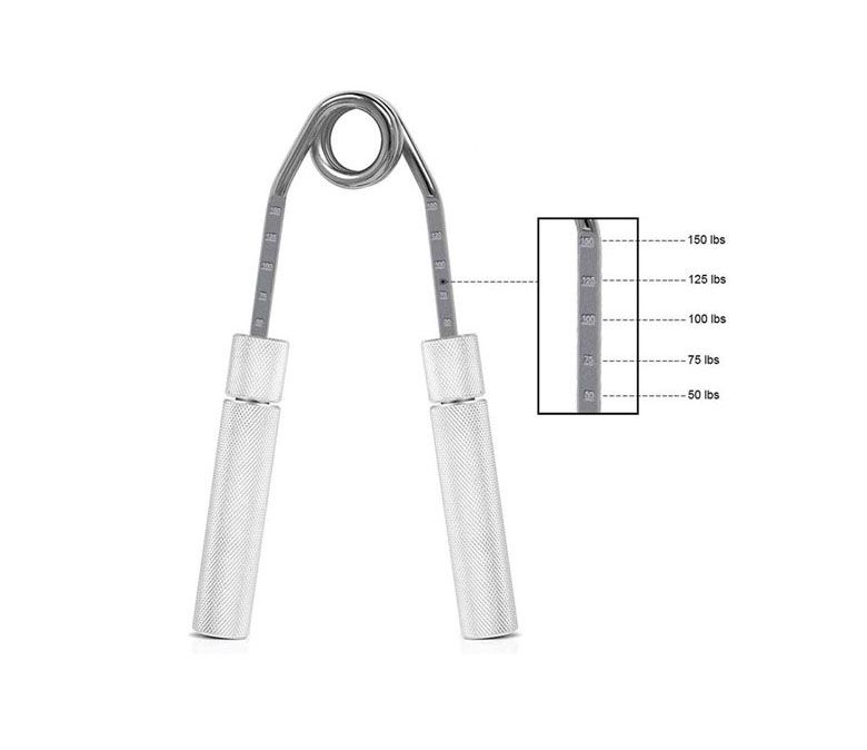 Grippe à main en métal de fitness 50 lb-150 lb