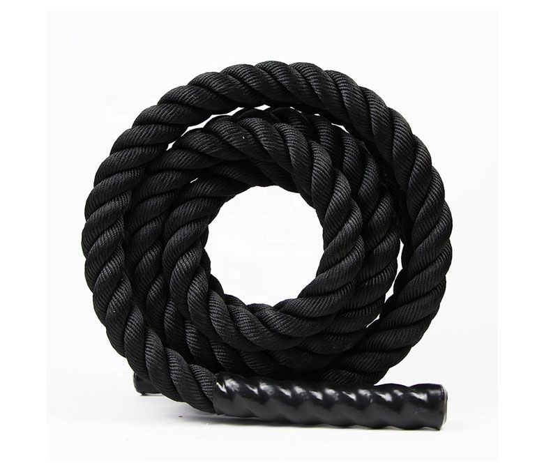 Traine de gymnase Black Fitness Battle Ropes