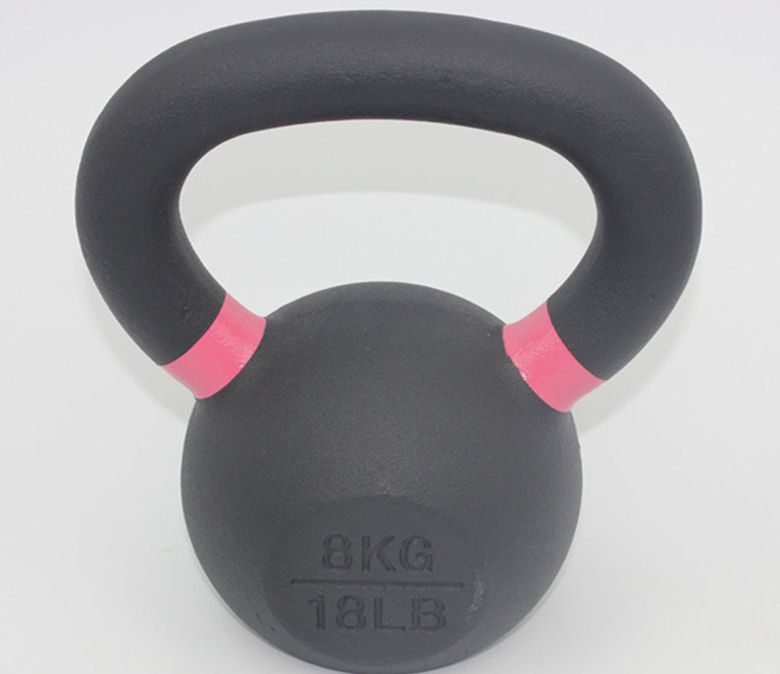 Kettlebell enduit de poudre