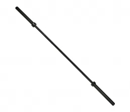 Bar olympique finition noire de 7 pieds