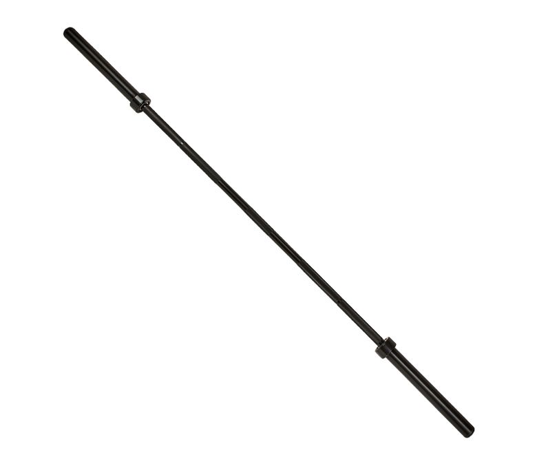 Bar olympique finition noire de 7 pieds