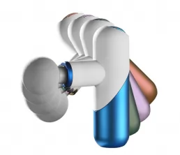 Mini-pistolet de massage en deux couleurs