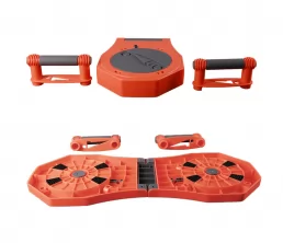 Carte de push-up rotative de couleur orange