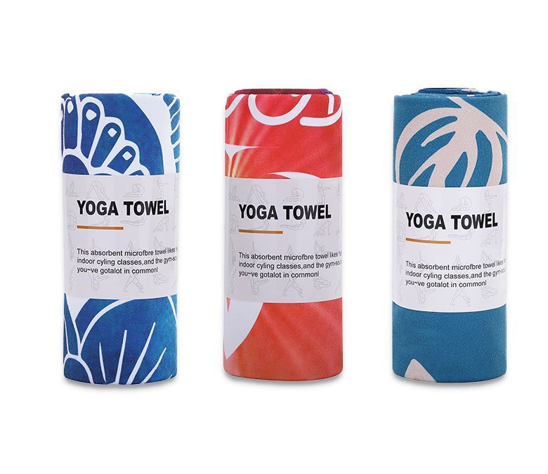 Serviette de yoga imprimée